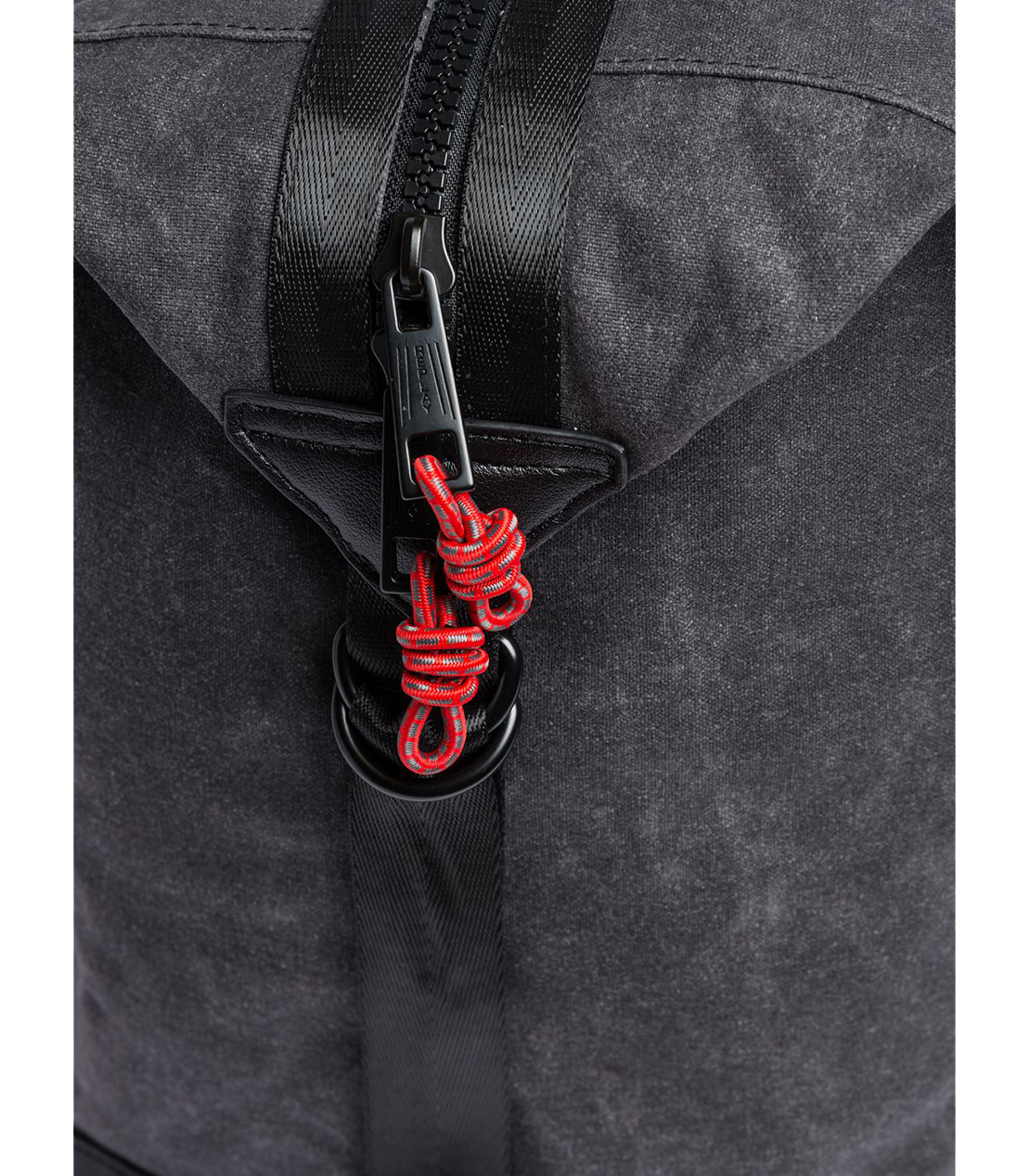 ウォッシュコットンキャンバス ボストンバッグ 詳細画像 ウオッシュブラック 5